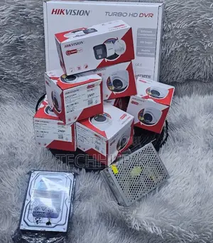 Hikvision Smart Hybrid CCTV Camera 4 Channel Full Kit