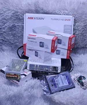 Hikvision 4 Channel CCTV Kit 1080p Full System Kit With 500gb Harddisk