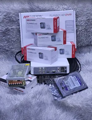 Hikvision 4 Camera CCTV Kit (With 500gb+50m Cable)