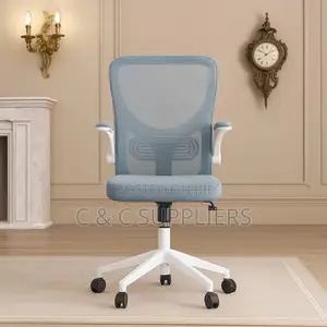 White Mid Back Mesh Chair