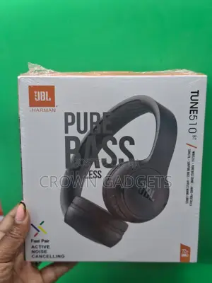 JBL Tune 510bt Black Bluetooth Headphones With Fast Pair
