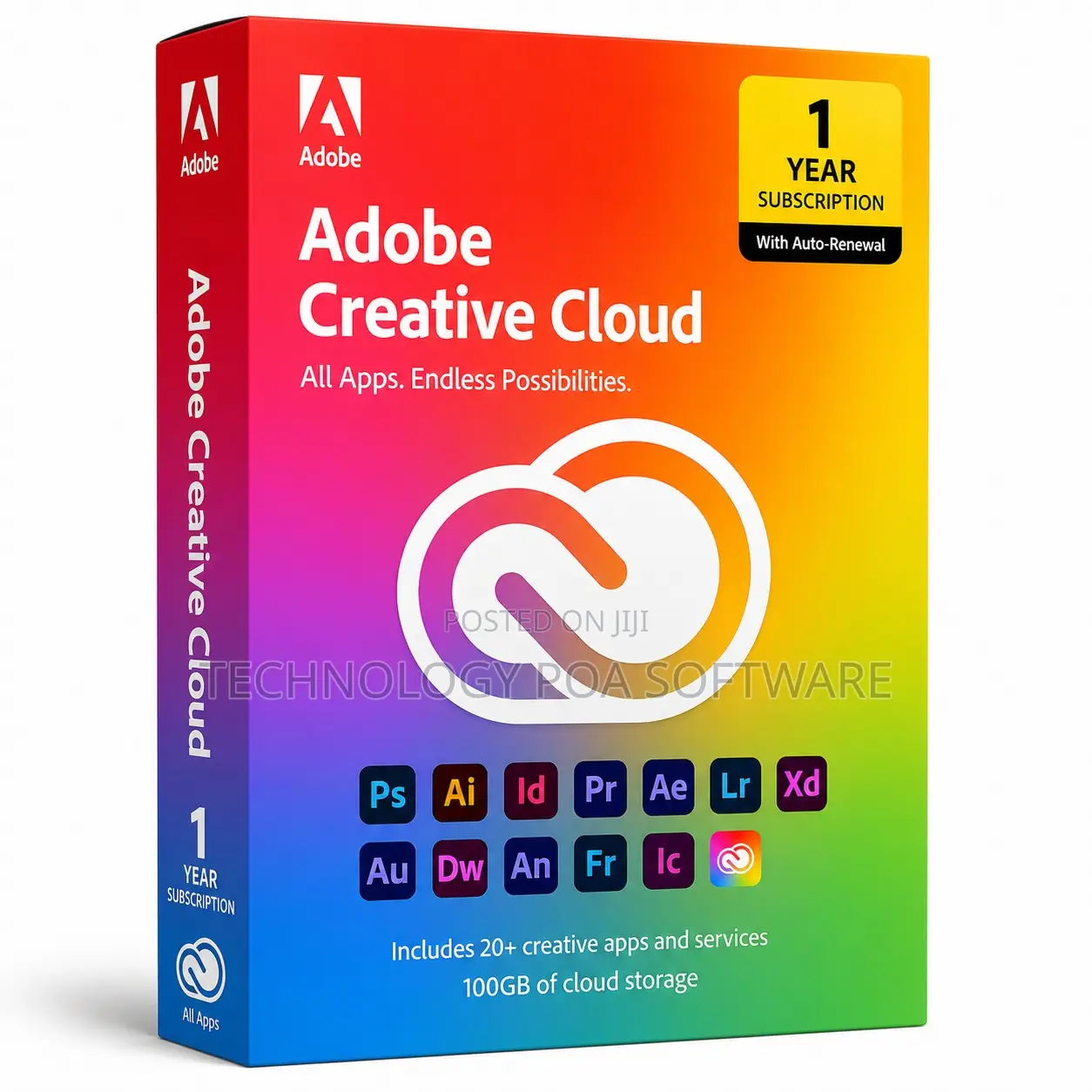Adobe Creative Cloud Subscription – 1 Year Account