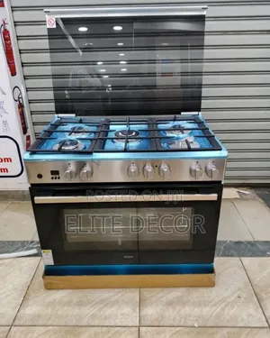 Haier 60*90 5gas Standing Cooker With Electric Oven and Wok Burner