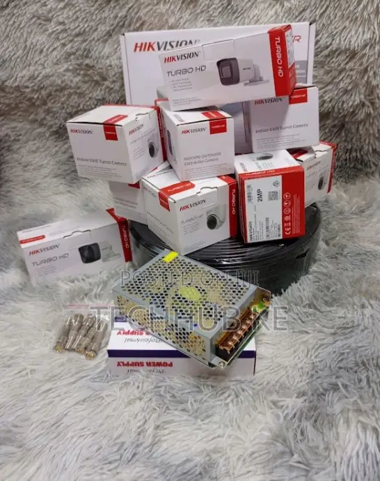 Hikvision CCTV Installation Package 4 Channel Security Camera System