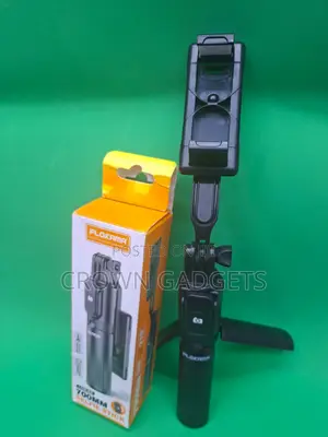 Live- Portable Selfie Stick With Bluetooth Remote Shutter