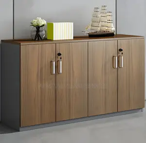 4-Door Credenza Multifunction Cabinet