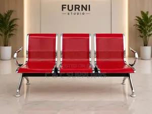 Office 3-Link Metallic Guest Bench