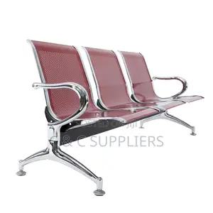 Office 3-Link Metallic Guest Bench