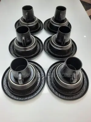 Black Ceramic Dinner Set
