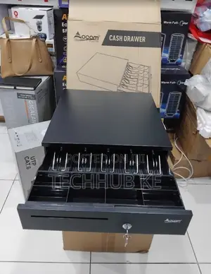 Metal Cash Register Drawer Lockable Money Tray for Business