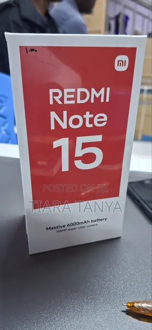 New Xiaomi Redmi Note 15 128 GB Black