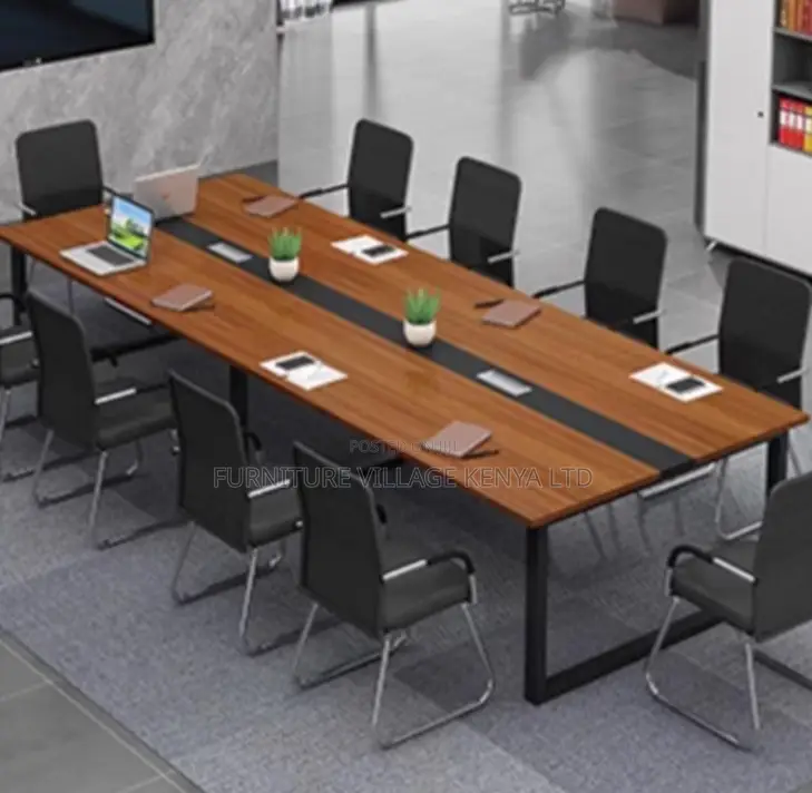 MDF Conference Table With Cable Box