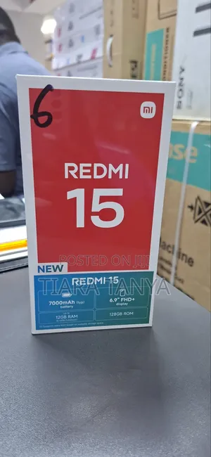 New Xiaomi Redmi 15 128 GB Black