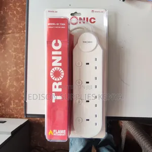 Tronic Extension Cable 4-way Socket With Individual Switches 3m Cable