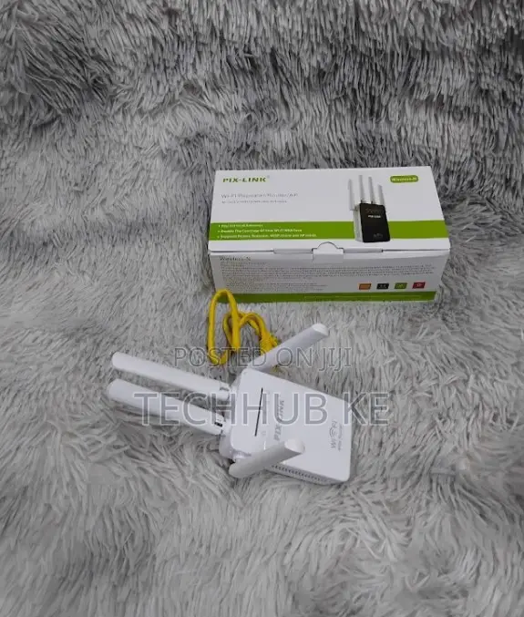 Wireless N Wifi Repeater Internet Coverage Extender With 4 Antennas