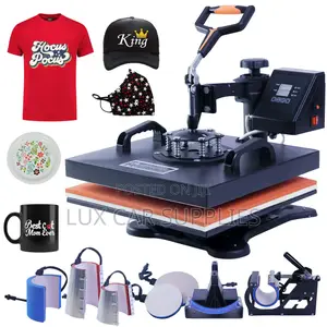 High Quality Multifunctional 8 in 1 Combo Heat Press Machine