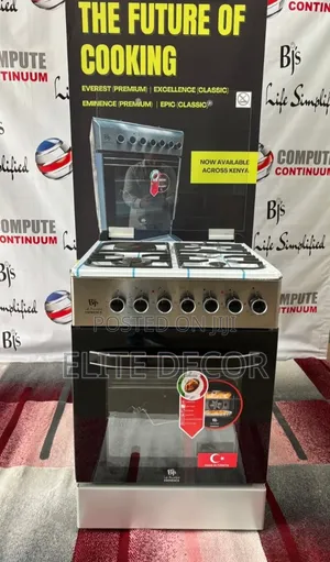 Eminence Inox – 60×60 Premium Cooker
 3 Gas + 1 Rapid Hotplate