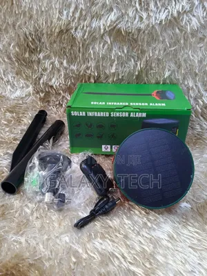 Solar Infrared Sensor Alarm Solar Powered | Motion Detection