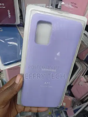 Samsung Galaxy A71 Lavender Purple Silicone Case