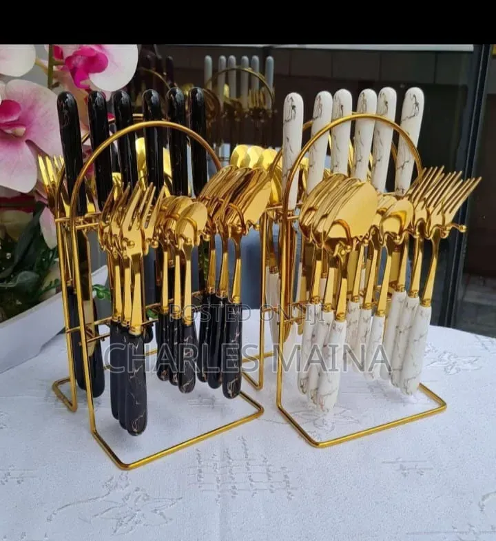 Marble Spoon Set