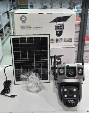 Wifi Solar Powered Wireless Outdoor Camera V380 Pro 4mp Dual Lens