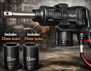 Toller Pneumatic 1inch Impact Wrench With 2bits