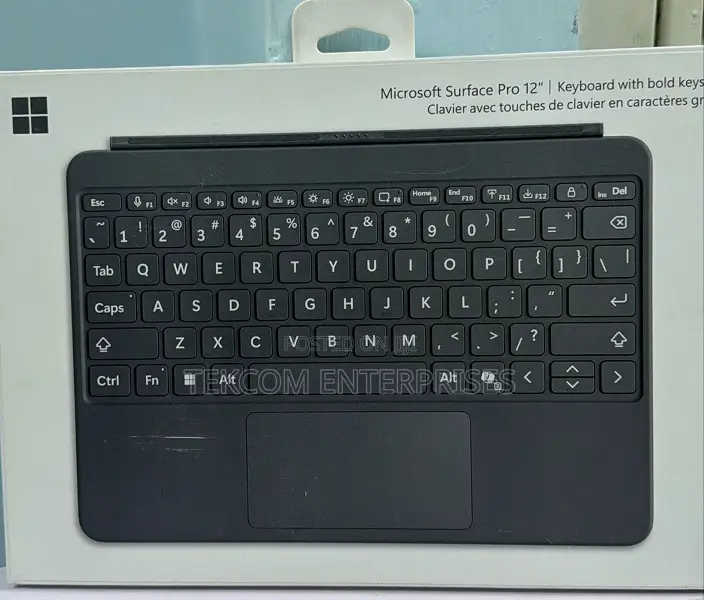 Microsoft Surface Pro Keyboard 12 Backlit Black