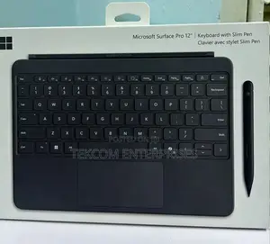 Microsoft Surface Pro Keyboard 12 With Pen, Backlit Black