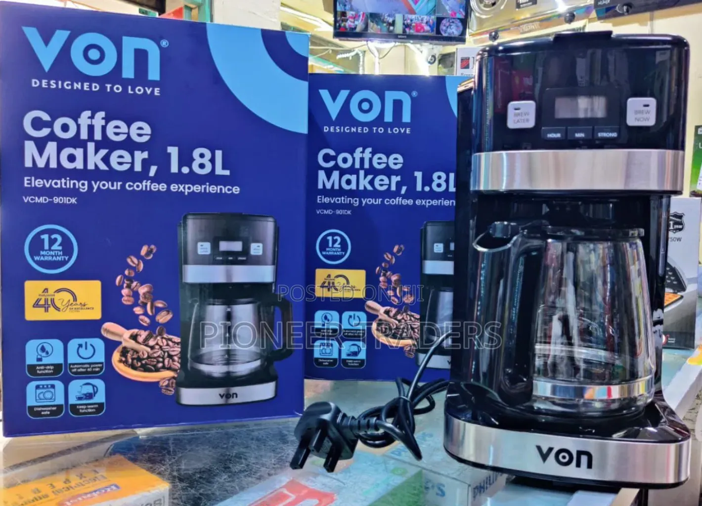 1.8l Coffee Maker Von