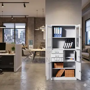 Office Cabinet; Executive Filing Cabinet With Secret Safe