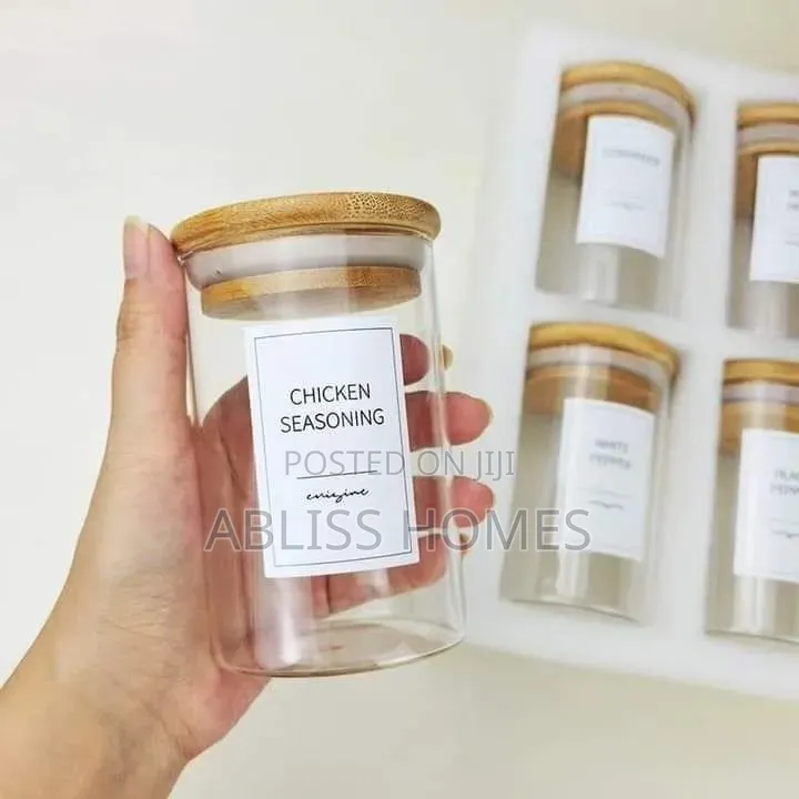 Round Glass Jars /Spice Jars