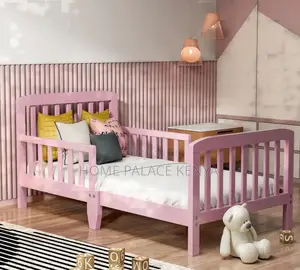 Kids Bed: Cute Pink Princess Toddler Bed