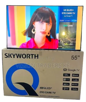 Skyworth Inches Qled Uhd Google Smart Android Frameles Tv