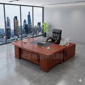 Office Desk; 1.4 Meters Mahogany Executive Supremacy Desk