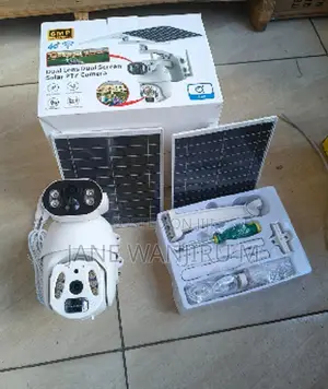 > 6mp Ultra Hd Solar CCTV Camera – 360° PTZ Monitoring