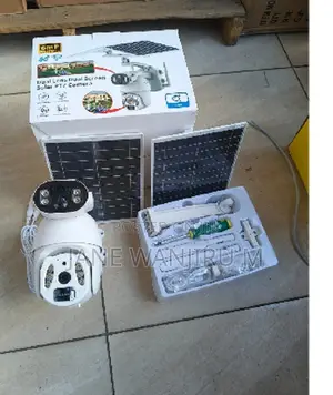 // Wireless 4g Solar Security Camera With Dual Screen View