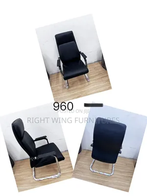 960p Brand New Leather Office Chair - High Back