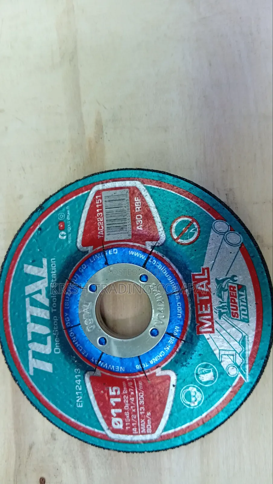 4" Total Grinding Disc