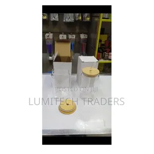 Smoothie Glass Jar With Glass Straw
And Bamboo Lid