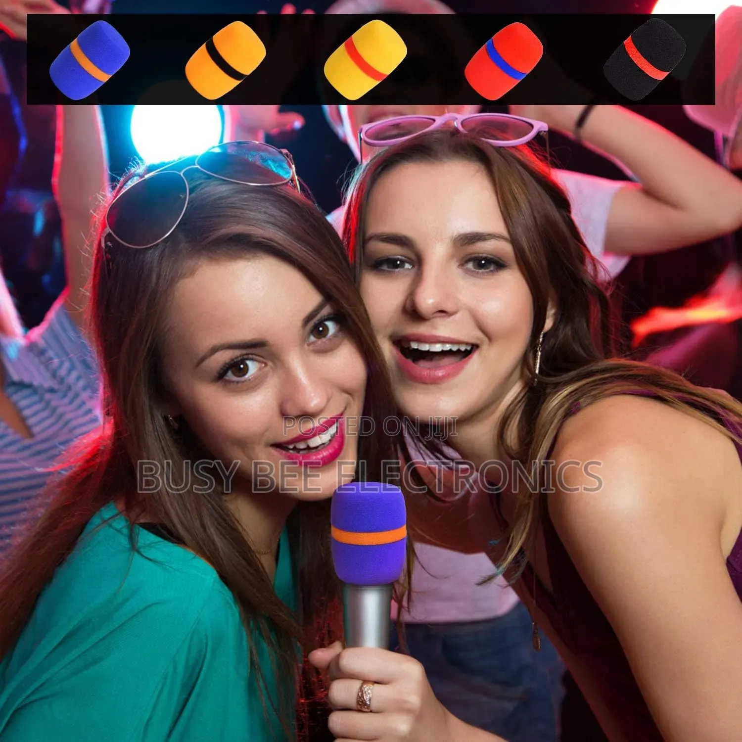 Colorful Foam Microphone Cover