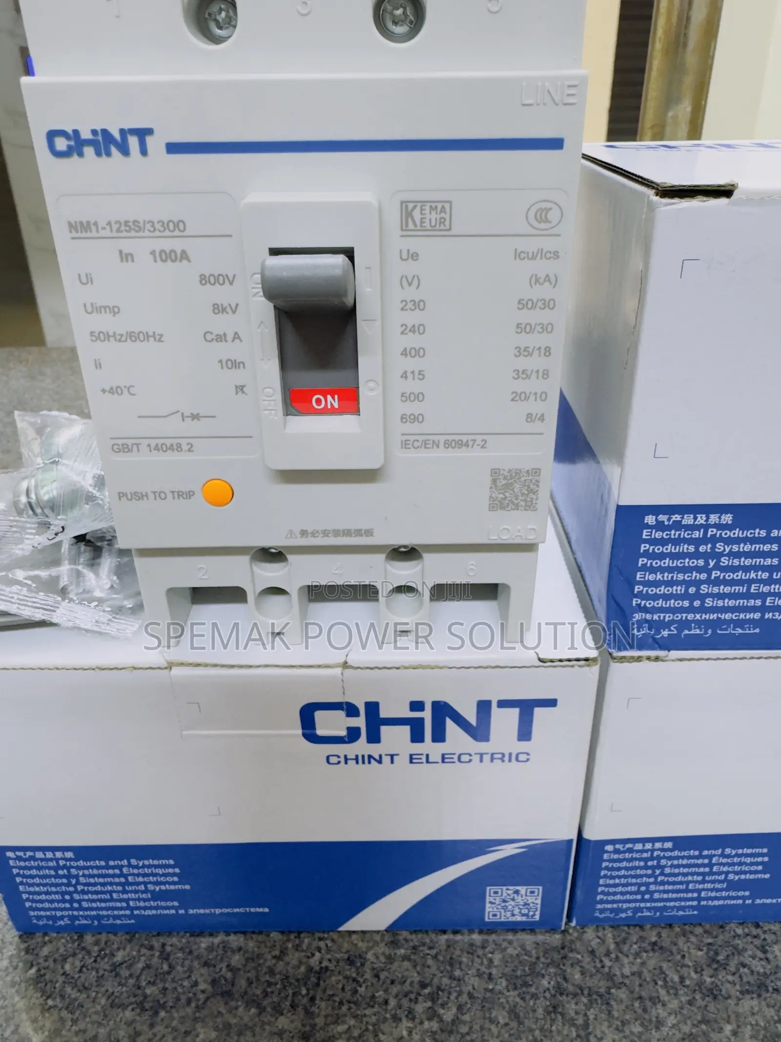 Chint 100a McCb 3pole