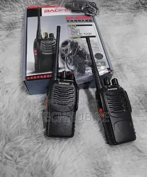 Walkie Talkie Rechargeable Baofeng Two-Way Radio for Security Guard