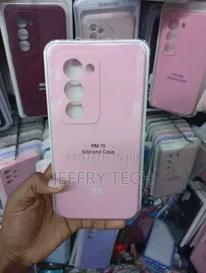 Xiaomi Rm 15 Soft Silicone Phone Case in Pink