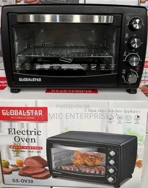 38 Litres Globalstar Gs-Ov38. 38l Electric Oven With No Hot Plates.