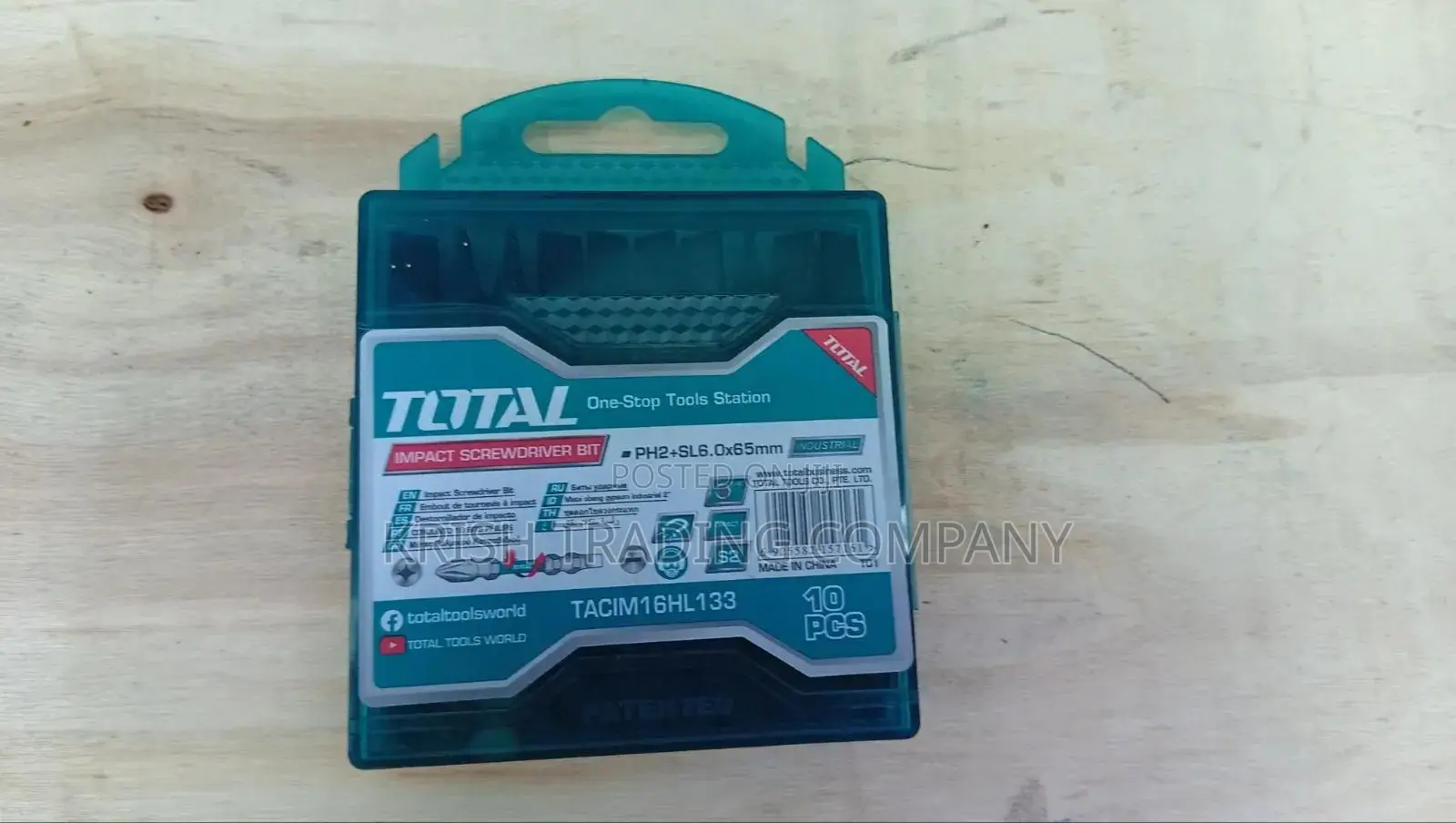 Total Star Flat Impact Screwdriver Bit Set