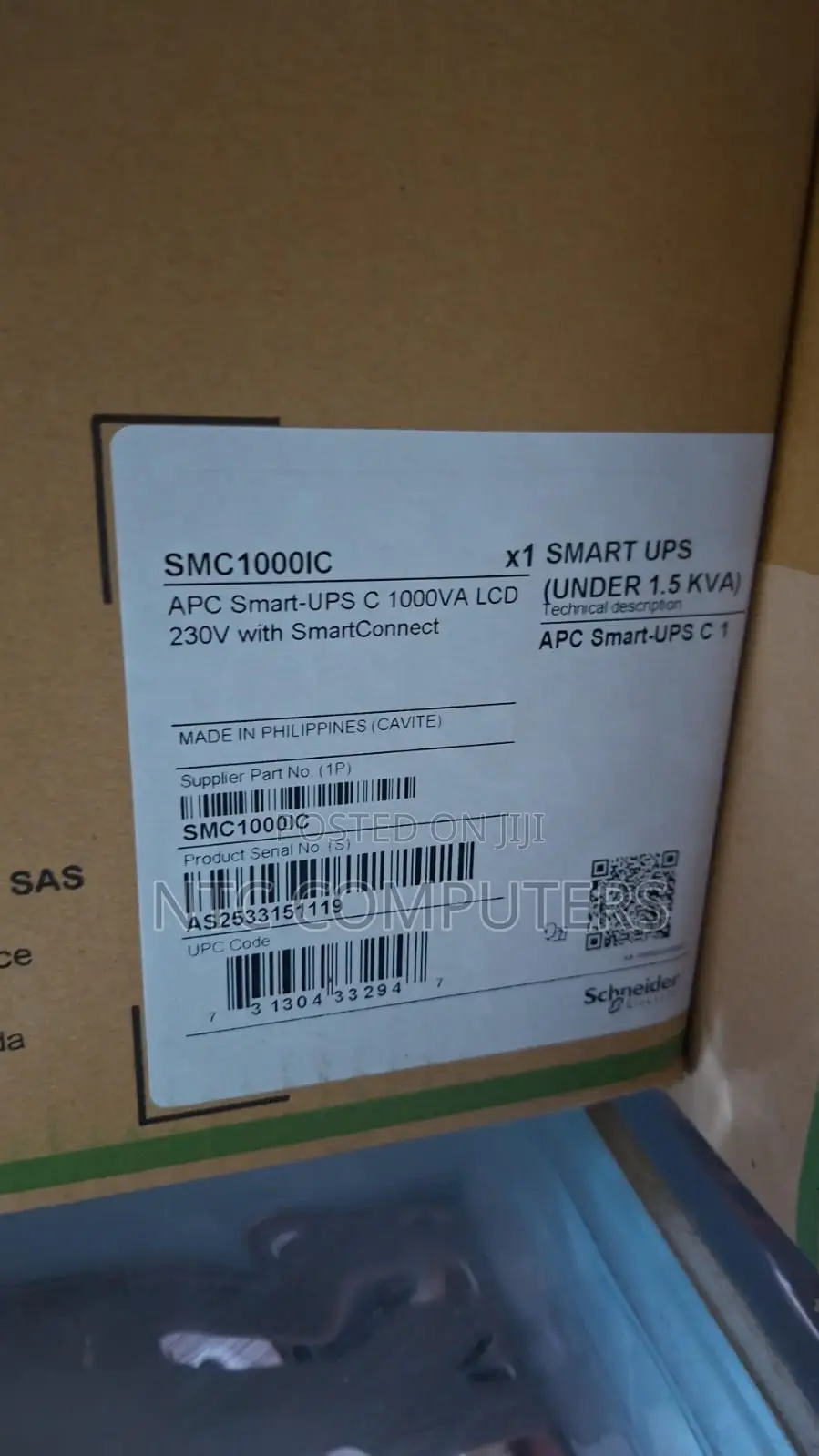 Apc Smart-Ups C 1000va LCD 230v (Smc1000ic)