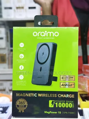 Oraimo Magpower 15 10000mah 22.5w Wireless and Wired Power Bank