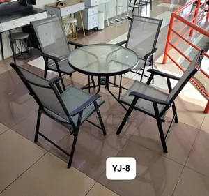 Grey Meshed Outdoor Balcony Set