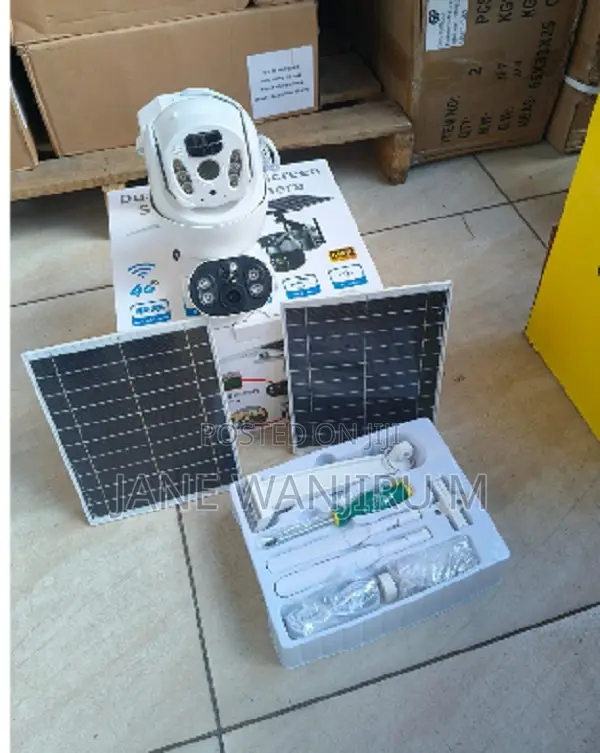 * 6mp Smart Solar Camera – Motion Detection Mobile Viewing