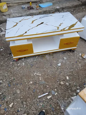 Brown White Coffee Table for Sale